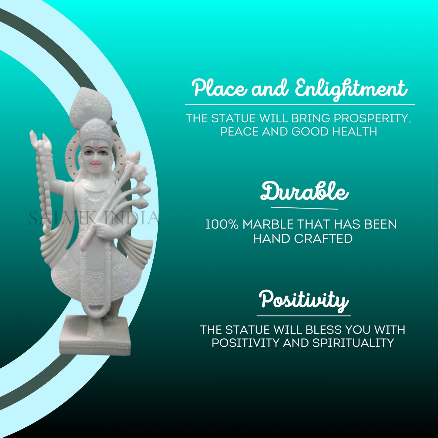 Shreenathji Marble Statue