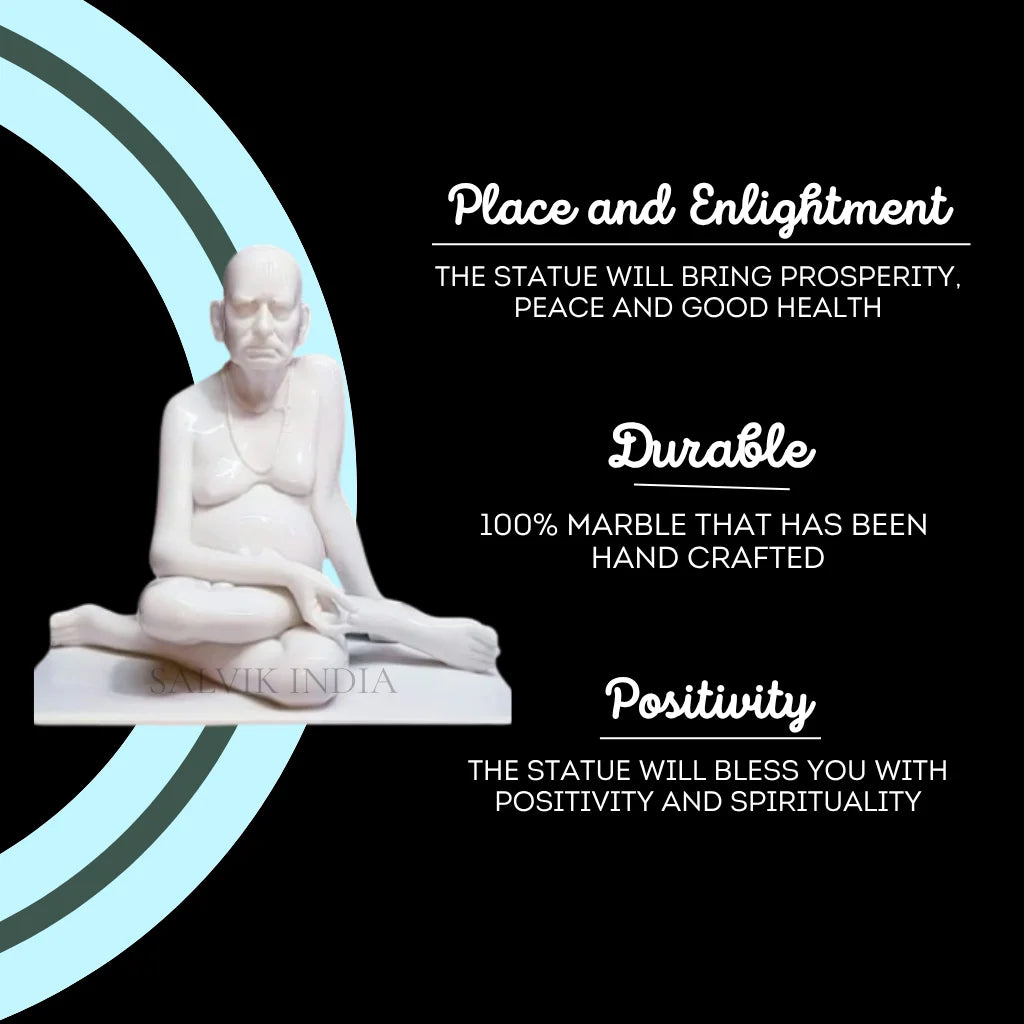 Marble Swami Samarth Statue