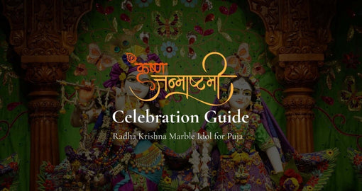 Krishna Janmashtami Celebration Guide with Radha Krishna Marble Idol for Puja – Salvik India