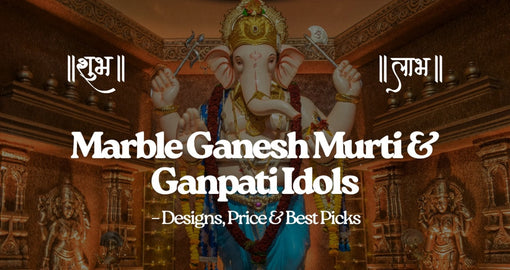 Marble Ganesh Murti and Ganpati Idol in Temple – White and Black Marble Designs, Prices, and Best Picks by Salvik India