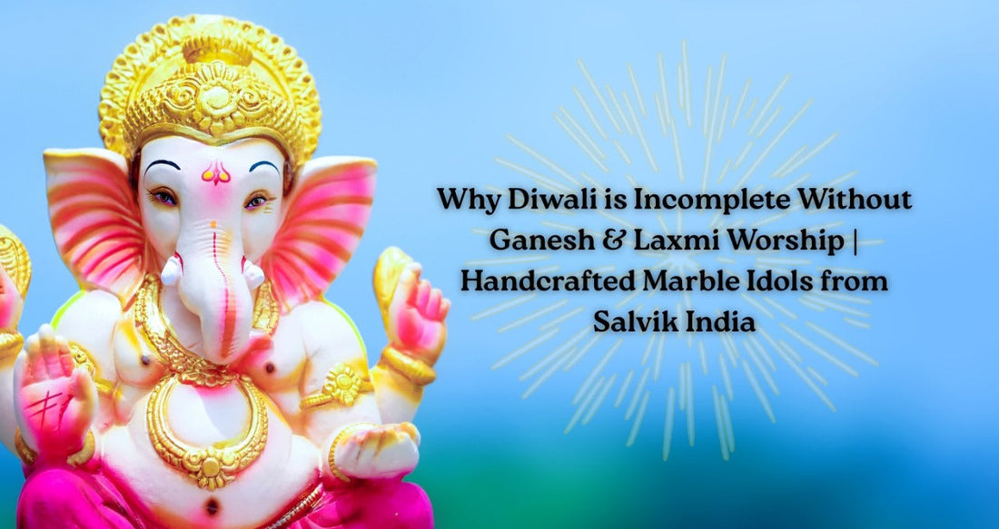 Marble Ganesh Idol for Diwali – Handcrafted Ganpati Murti by Salvik India