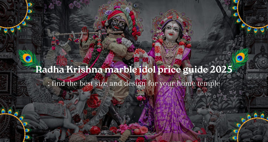 Radha Krishna marble idol price guide 2025: find the best size and design for your home temple