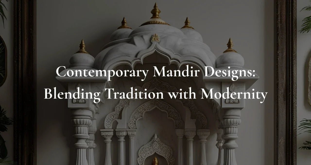 Contemporary Mandir Designs: Blending Tradition with Modernity – Salvik ...