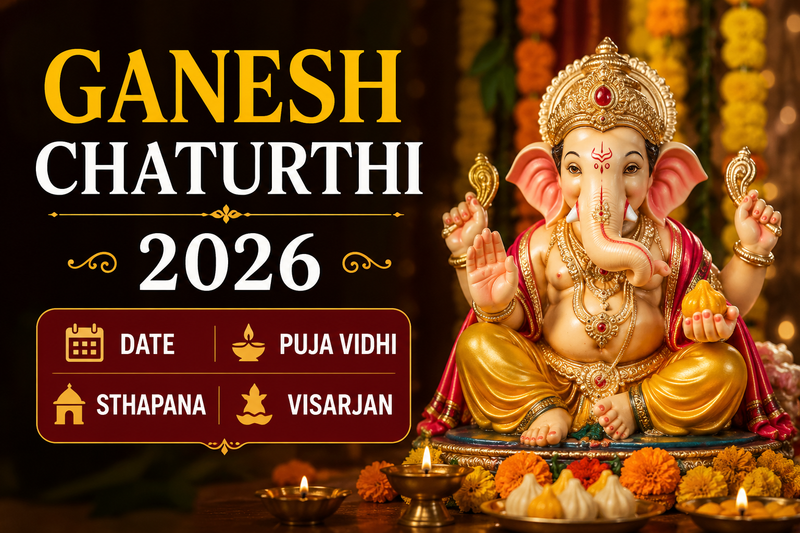 Ganesh Chaturthi 2026: Date, Puja Vidhi, Sthapana & Visarjan