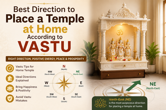 Best Direction to Place a Temple at Home According to Vastu