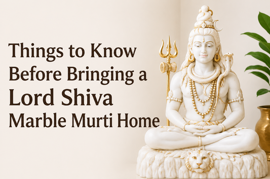 Things to Know Before Bringing a Lord Shiva Marble Murti Home
