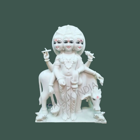Dattatreya Marble Statue