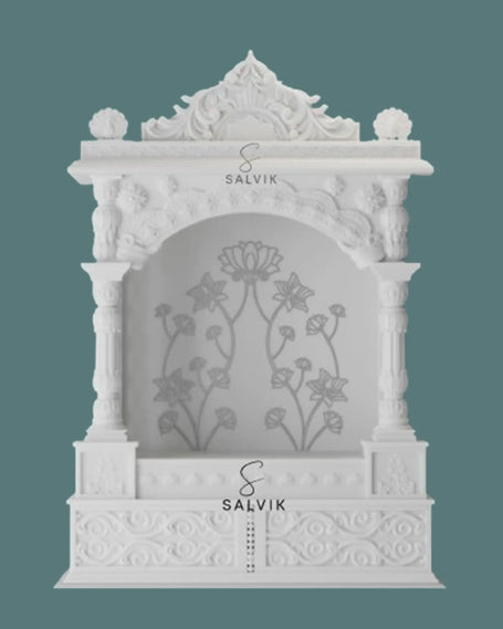 Marble Mandir for Home | Handcrafted Pooja Mandirs & Marble Temples - Salvik | Marble Murti Manufacturers in India