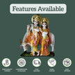 Radha Krishna Jugal Marble Murti | Elegant Idol for Home Mandir & Puja