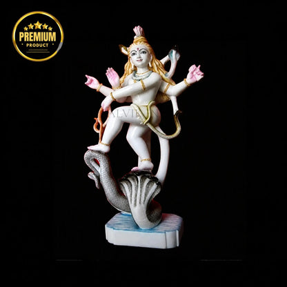 Shiv Ji Marble Murti – Handcrafted Marble Idol