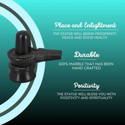 Marble Shivling Statue – Handcrafted Shiva Lingam