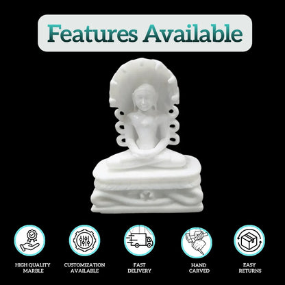 Marble Parshwanath Statue