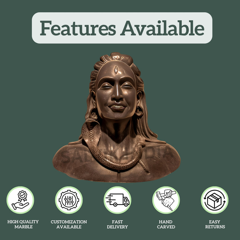 Lord Shiva Marble Statue