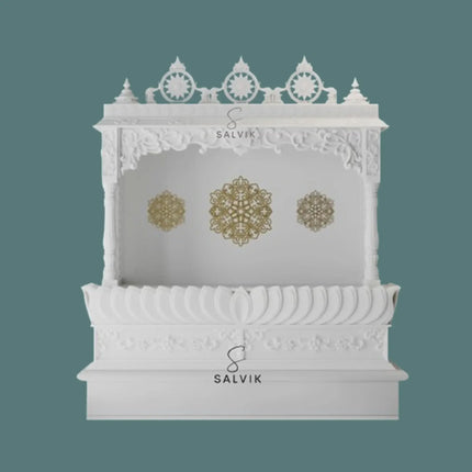 White Marble Home Temple