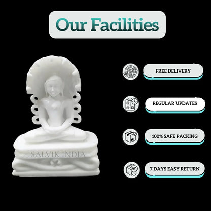 Marble Parshwanath Statue