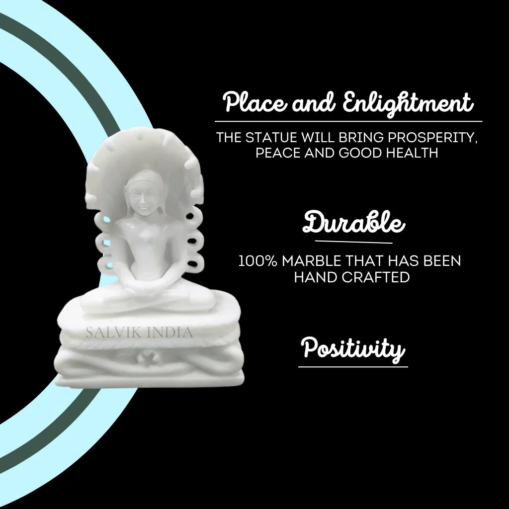 Marble Parshwanath Statue
