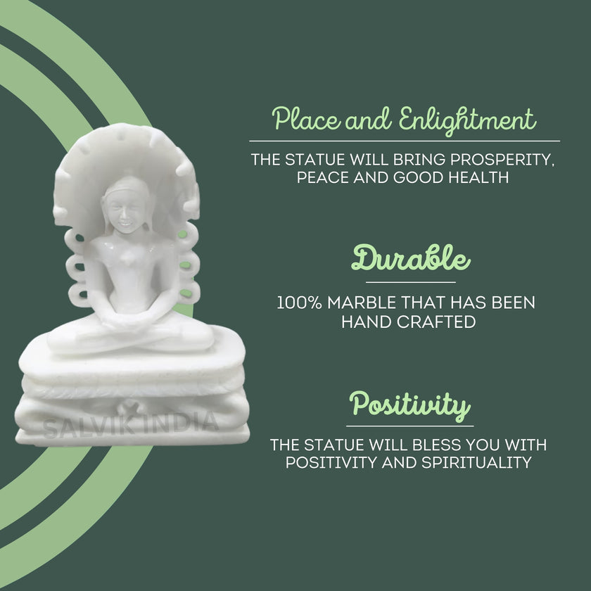Marble Parshwanath Statue
