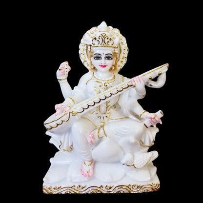 Buy premium saraswati marble idol for home