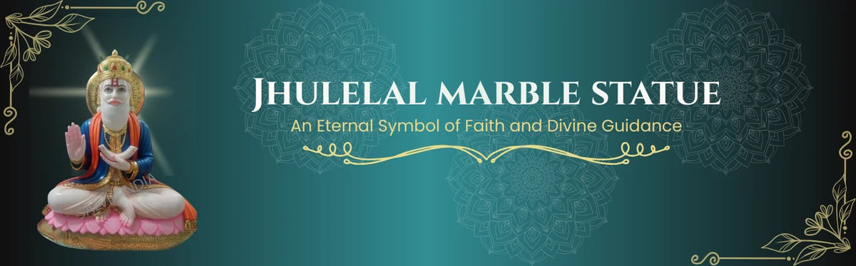 Jhulelal Marble Murti – Divine Jhulelal Idols for Temples & Homes