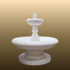 White Marble Tiered Courtyard Fountain 6ft