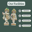 Radha Krishna Marble Statue 1 Feet