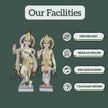 Marble Radha Krishna Moorti