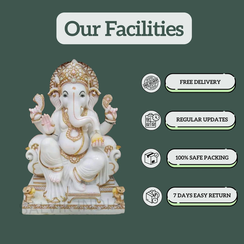 Ganesh ji Idol Marble