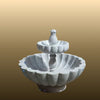 White Marble Round Base Fountain 5ft