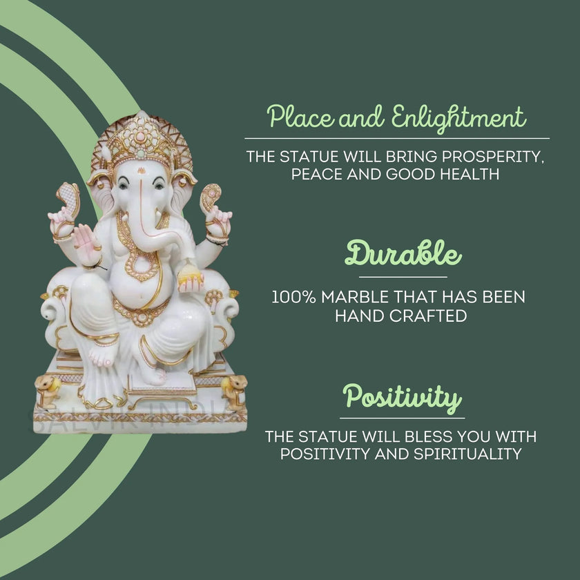 Ganesh ji Idol Marble