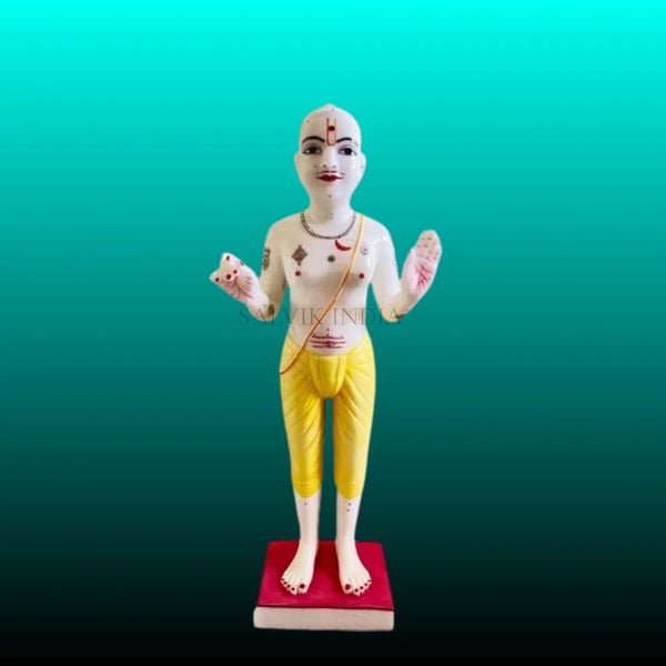 Ghanshyam Maharaj Marble Murti - Divine Handcrafted Idol