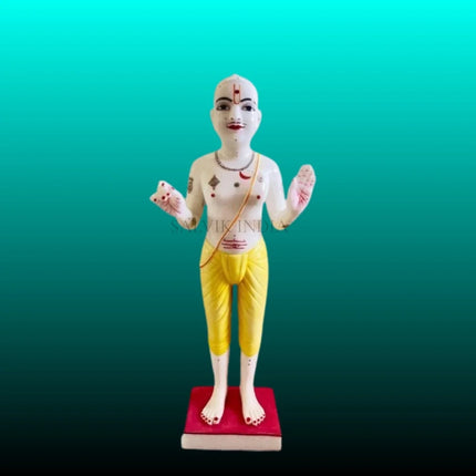 Ghanshyam Maharaj Marble Murti - Divine Handcrafted Idol