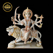 Marble Durga Mata Statue – Handcrafted Traditional Marble Artwork