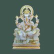 Pure White Marble Ganesh Statue (12 - 36 Inch) Prime Quality