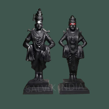 Marble Vitthal Rukmani Statue
