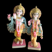 2 feet Radha Krishna Statue Marble - Premium White Marble Murti - Salvik | Marble Murti Manufacturers in India