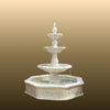 White Marble 4 Tier Water Fountain 6ft