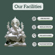  Ganpati White Marble Idol 2
