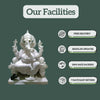  Ganpati White Marble Idol 2