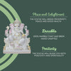 White Marble Ganesh Murti  3