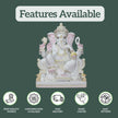 White Marble Ganesh Murti  1
