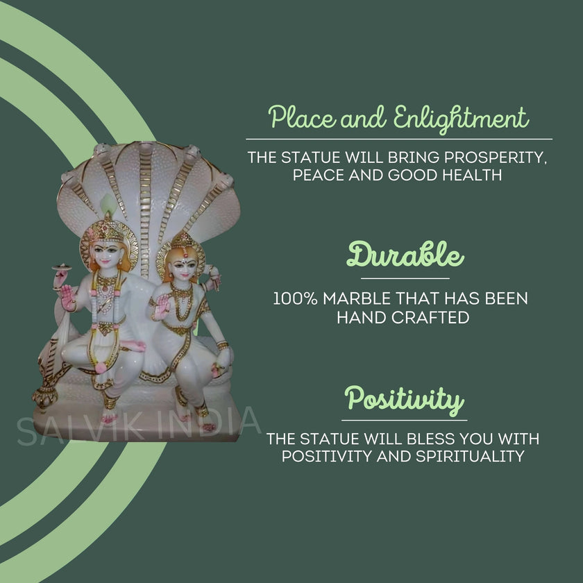Vishnu Laxmi Murti Marble