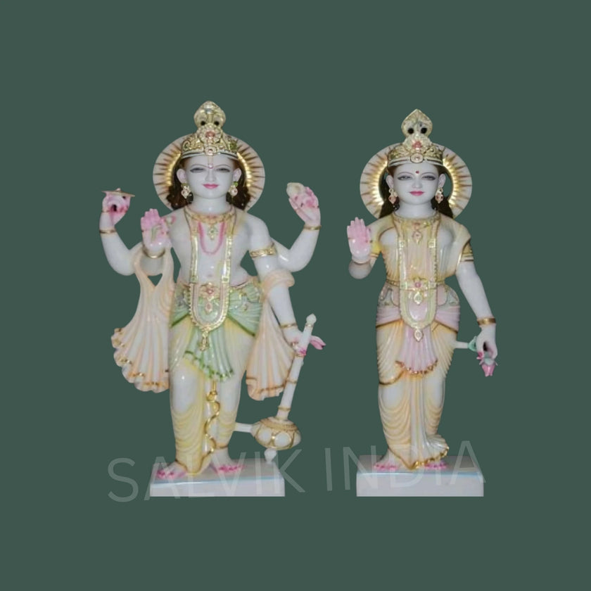 Laxmi Narayan Marble Statue