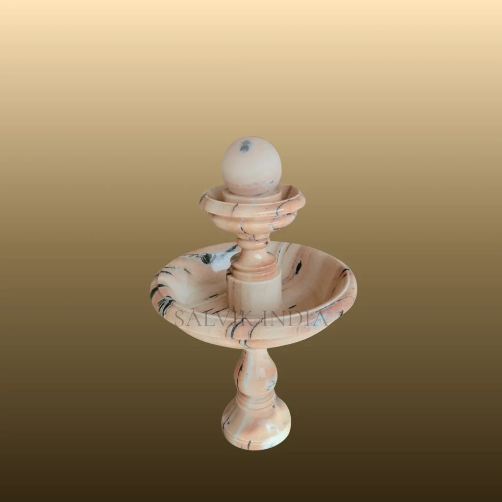 Beige Marble 2 Tier Fountain 4ft