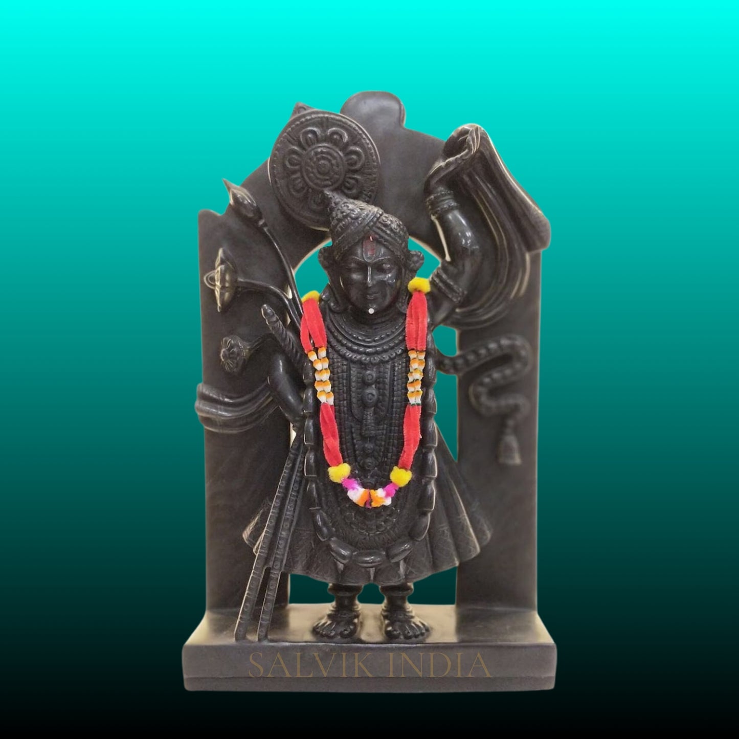 Black Marble Shrinathji Statue