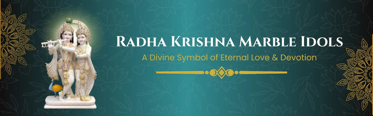 Buy Radha Krishna Marble Statues, Idols & Murtis Collection