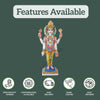Chaturbhuj Bhagwan Vishnu Marble Statue