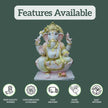 3 Feet Marble Ganesh Murti – Handcrafted Ganpati Idol - Salvik | Marble Murti Manufacturers in India