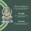 3 Feet Marble Ganesh Murti – Handcrafted Ganpati Idol - Salvik | Marble Murti Manufacturers in India