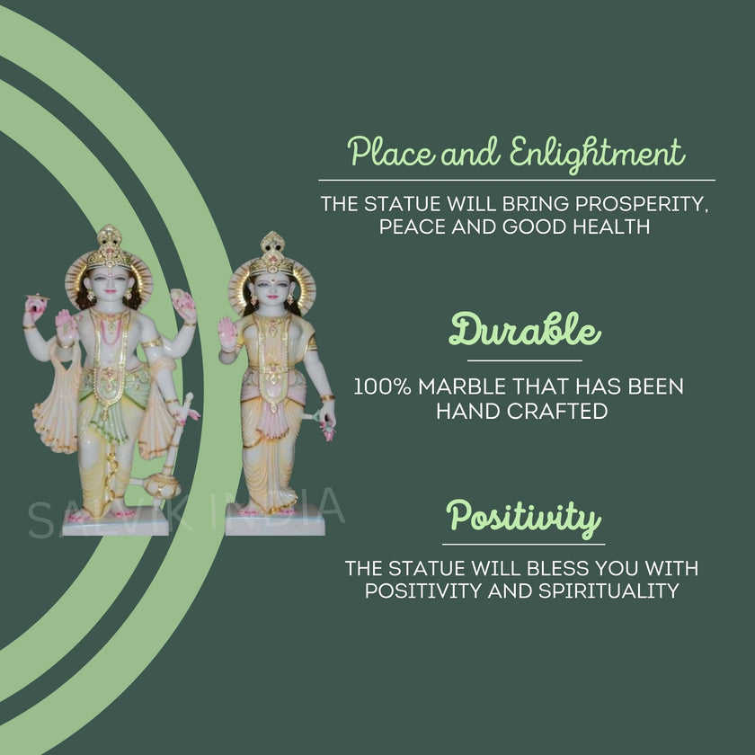 Laxmi Narayan Marble Statue