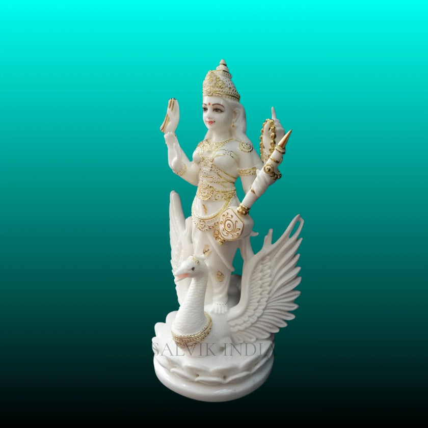 Saraswati Idol Marble